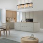 Dekorativní - LD 15304-18 RAVEN LED stropní svítidlo látkové stínidlo 4 ramenné černá jednoduchý design - LEUCHTEN DIREKT / JUST LIGHT - foto 9
