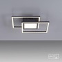 Hranatá - LD 14144-18 ASMIN LED stropní svítidlo černé hranaté s nastavitelnými zónami klasickým vypínačem 3000K - LEUCHTEN DIREKT / JUST LIGHT - foto 9