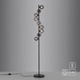 Stojací lampy - LD 14506-18 Kolekce Schöner Wohnen LED stojací svítidlo Dubai černá 9-ramenné, 3000K - JUST LIGHT - foto 9