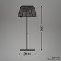 Stolní lampy dekorační - BRI 7625017 Loca stolní lampa - 8W, 800lm, LED, dotykový vypínač, stmívatelná, teplá bílá, kávová - BRILONER - foto 9