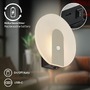 Nepřímé osvětlení - BRI 3889012 Taro nástěnné svítidlo - 2,5W, 100lm, bezdrátové, LED, s pohybové čidlo, matný nikl - BRILONER - foto 9