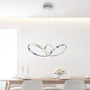 Dekorativní - PN 8222-17 TANJA LED závěsné svítidlo chrom zakřivené stmívatelné křišťálový design moderní SimplyDim 3000K - PAUL NEUHAUS - foto 9