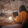 Stolní lampy dekorační - BRILO 7561014 Sora Mini LED stolní lampička bezdrátová IP54, stmívatelné, dotykový vypínač, matný chrom - BRILO - foto 9