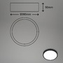 Kruhová - BRILO 3709-015 RGBW LED přisazené svítidlo pr. 38 cm, 22 W, 2900 lm, černá - BRILO - foto 9