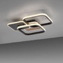 Hranatá - LD 14117-78 SEVENT LED stropní svítidlo hranaté černá s dekorem dřeva teplá bílá moderní 3000K - LEUCHTEN DIREKT / JUST LIGHT - foto 9