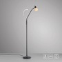 Stojací lampy - LD 12157-18 LED stojací svítidlo černé, vypínač, flexibilní nastavitelné, do obývacího pokoje 3000K - JUST LIGHT - foto 9