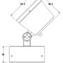 Reflektory - IMPR 732109 Deko-Light podlahové a nástěnné a stropní svítidlo Colt 15W COB 230V 15W 3000 K 1090 lm 88,3 černošedá RAL 7021 - foto 9
