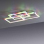 Hranatá - LD 14636-55 FELIX60 LED stropní svítidlo otočné, stříbrná barva, RGB Rainbow, stmívatelné RGB+2700-5000K - LEUCHTEN DIREKT / JUST LIGHT - foto 9