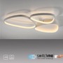 Dekorativní - LD 14049-16 PEBBLES LED stropní svítidlo 3 krokové stmívač bílé paměťová funkce do ložnice krokově stmívatelné 3000K - JUST LIGHT - foto 9