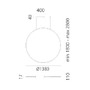 Kruhová - AR 1994260APP Discovery vertikální 140 - bronz - TW - Bluetooth - ARTEMIDE - foto 9