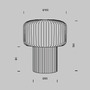 Stolní lampy dekorační - M MOD404TL-01BG Stolní lampa Omaggio G9x1 28W MOD404TL-01BG - MAYTONI - foto 9