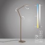 Stojací lampy - PN 304-97 LED stojací svítidlo SAMSKY, bronzová, stmívatelné, nastavitelná výška, CCT nastavení teploty barvy, 2700-5000K - PAUL NEUHAUS - foto 9