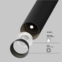 Lištové Magnetic Maytoni Exility - M TR141-2-6W3K-M-B Svítidlo pro kolejnicový systém Focus T 3000K 6W 270lm černý hliník teplá bílá Exility - MAYTONI - foto 9