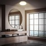 Kruhová - BRI 3871014 Acorus W stropní svítidlo pr.33 cm - 18W, 1850lm, LED, IP44, teplá bílá, bílé/dřevo - BRILONER - foto 9