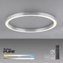 Kruhová - PN 6306-95 Paul Neuhaus LED stropní svítidlo PURE-LINES 70x70 CCT dálkový ovladač 2700-5000K hliník - PAUL NEUHAUS - foto 9