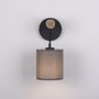 Dekorativní - LD 15781-29 GREEN TRIB LED nástěnné svítidlo přírodní dřevo 1 ramenné látkové stínidlo venkovský design do interiéru - LEUCHTEN DIREKT / JUST LIGHT - foto 9