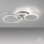 Kruhová - LD 14116-55 SEVENT LED stropní svítidlo stříbrná kruhové jednoduché teplé bílé světlo 3000K - LEUCHTEN DIREKT / JUST LIGHT - foto 9