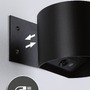 Nepřímé osvětlení - P 71284 LED nabíjecí nástěnné svítidlo Nyora IP44 3000K 135x120mm 2x1W černá - PAULMANN - foto 9