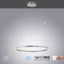 Kruhová - LD 15394-95 RITUS LED závěsné svítidlo kruhové, stmívatelné, hliník, 3 krokové stmívání, teplá bílá krokově stmívatelné 3000K - LEUCHTEN DIREKT / JUST LIGHT - foto 9