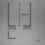 Stojací lampy - BRILO 1203015 RGBIC LED stojanová lampa, dálkový ovladač, Gaming Deko, stmívatelné, 143 cm, časovač - BRILO - foto 9