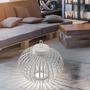 Na stůl - LD 19304-16 AKUBA LED stolní lampa průměr 36cm bílá na baterie USB IP44 stmívatelné dotykem 2700K - JUST LIGHT - foto 9
