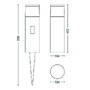 SmartHome Paul Neuhaus - PH 17437/30/P7 Hue LED White and Color Ambiance Venkovní sloupkové svítidlo Philips Calla 17437/30/P7 černé 40cm 2200K-6500K RGB extension kit - PHILIPS HUE (915005731801) - foto 9