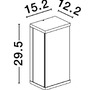 Nástěnná - NV 9492710 Venkovní nástěnné svítidlo REGINA antracitový hliník a čiré sklo E27 1x12W 220-240V bez žárovky IP65 - NOVA LUCE - foto 9