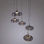 Vícečetná - LD 15694-15 Kolekce Schöner Wohnen LED závěsné svítidlo POSH, šedá, 5-ramenné, stmívatelné, SimplyDim, 3000K - JUST LIGHT - foto 9