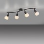 Bodová - LD 12154-18 LOKI LED stropní svítidlo černé 4 ramenné nastavitelné opálové skleněné spoty 3000K - JUST LIGHT - foto 9