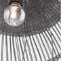 Polokoule - NV 9586671 Závěsné svítidlo DESTIN železo a ratan, šedá barva E27 1x12W IP20 bez žárovky - NOVA LUCE - foto 9