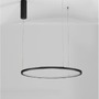 Kruhová - NV 9345601 Závěsné svítidlo TARQUIN černý hliník a akryl LED 36W 230V 3000K IP20 stmívatelné - NOVA LUCE - foto 9