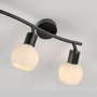 Bodová - LD 12152-18 LOKI LED stropní svítidlo černé 3 ramenné otočné spoty opálové sklo 3000K - JUST LIGHT - foto 9