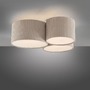 Kruhová - LD 14890-39 stropní svítidlo béžová manšestrové stínidlo do ložnice - JUST LIGHT - foto 9
