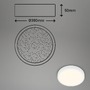Kruhová - BRILO 3704-016 CCT LED přisazené svítidlo pr. 38 cm, 22 W, 2900 lm, bílé - BRILO - foto 9