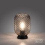 Stolní lampy dekorační - LD 14906-18 REISHI LED stolní lampa černá kouřové sklo šňůrový vypínač kruhové - LEUCHTEN DIREKT / JUST LIGHT - foto 9