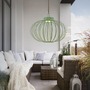 Na stůl - LD 19305-43 AKUBA LED stolní lampa průměr 46cm zelená na baterie USB IP44 stmívatelné dotykem 2700K - JUST LIGHT - foto 9