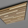 Hranatá - PN 6423-79 LED nástěnné a stropní svítidlo Q-AKUSTIK dřevo, přírodní Smarthome ZigBee 2700-5000K - PAUL NEUHAUS - foto 9
