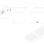 Lištové 1 fáze Sanotrunk - IMPR 930920 Deko-Light příslušenství - Sanotrunk Universal prázdný segment kratitelný, PC - foto 9