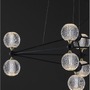 Dekorativní - NV 9695300 Závěsné svítidlo BELINDA černý hliník a akryl LED 41W 230V 3200K IP20 stmívatelné - NOVA LUCE - foto 9