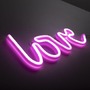 Dekorativní - LD 85021-87 NEON-LOVE LED nástěnné svítidlo LOVE růžové USB, šňůrový vypínač, dekorativní - LEUCHTEN DIREKT / JUST LIGHT - foto 9