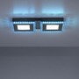 Hranatá - LD 14512-18 ACRI LED stropní svítidlo černé RGB, CCT stmívatelné s dálkovým ovládáním RGB+2700-5000K - LEUCHTEN DIREKT / JUST LIGHT - foto 9