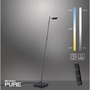 Stojací lampy - PN 356-18 PURE MIRA LED stojací svítidlo stmívatelné nožní vypínač 2700-5000K černá perleť - PAUL NEUHAUS - foto 9