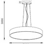 Kruhová - IMPR 342210 Deko-Light závěsné svítidlo Menkar 800 mm 92 W 3000/4000 K 7800 lm tmavě černá RAL 9005 - foto 9