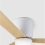 Ventilátory - NV 9952335 Stropní ventilátor DELL tělo z hliníku dřevo a matná bílá 3ABS dřevěné listy - NOVA LUCE - foto 9