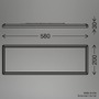 Hranatá - BRILO 7402-415 Ultraplochý LED panel s přímým a nepřímým osvětlením, 29,3 cm, LED, 22 W, 3000 lm, černá - BRILO - foto 9