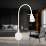S ramenem - BRI 2082016 Flexibilní nástěnné svítidlo 45 cm 1xGU10 5W 400lm bílé (starý kód: BRI 2082-016) - BRILONER - foto 9