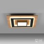 Hranatá - LD 14563-18 TOLA LED stropní svítidlo černé imitace dřeva s kovem nastavitelné vypínačem 3000K - JUST LIGHT - foto 9