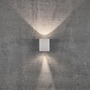 Nástěnná - NOR 49711001 Venkovní nástěnné svítidlo Canto Kubi 2 2x6W LED bílá čirá - NORDLUX - foto 9