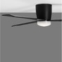 Ventilátory - NV 9952330 AKCE - Stropní ventilátor DELL tělo z hliníku matná černá 3ABS dřevěné listy - NOVA LUCE - foto 9