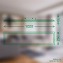 Hranatá - BRILO 3887016 Simple A svítidlo LED panel 100x25 cm - 13,5W, 2900lm, energetická třída A, neutrální bílá, bílé - BRILO - foto 9